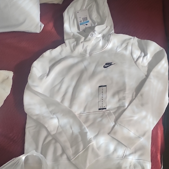 Nike Tops - Nike Classic White Pullover Hoodie